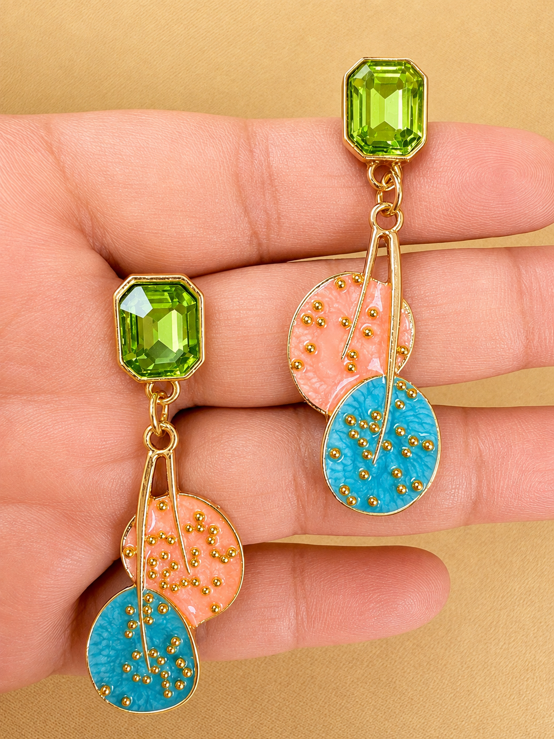 Seraya Enamel Drop Necklace Set