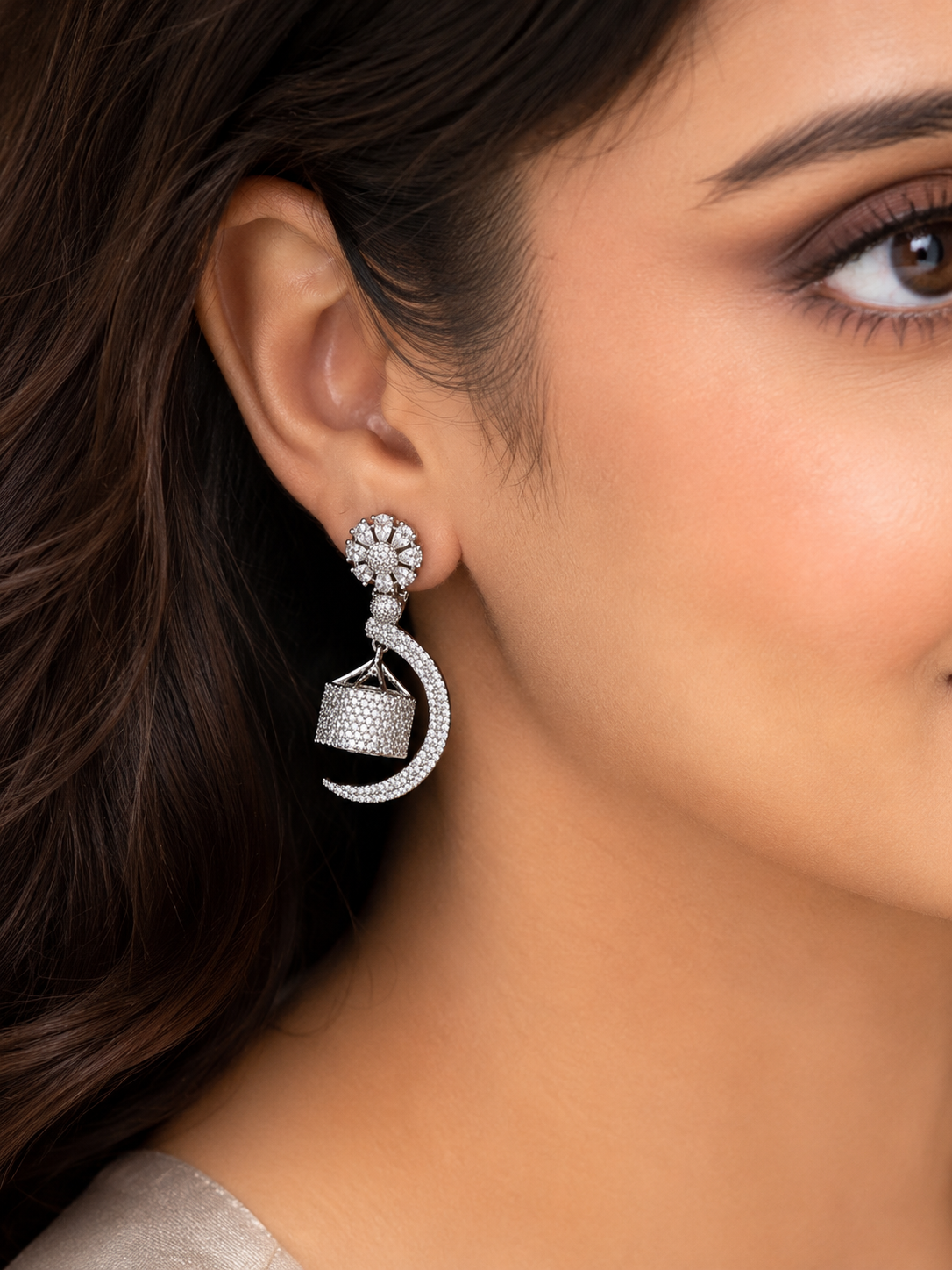 Smiling Moon Earrings