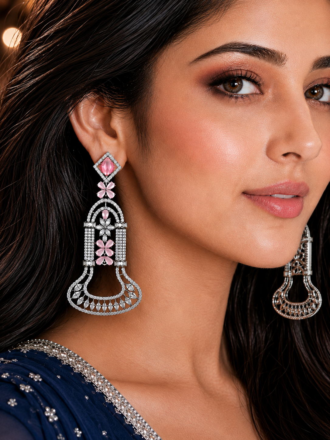 Soulful Blush Danglers