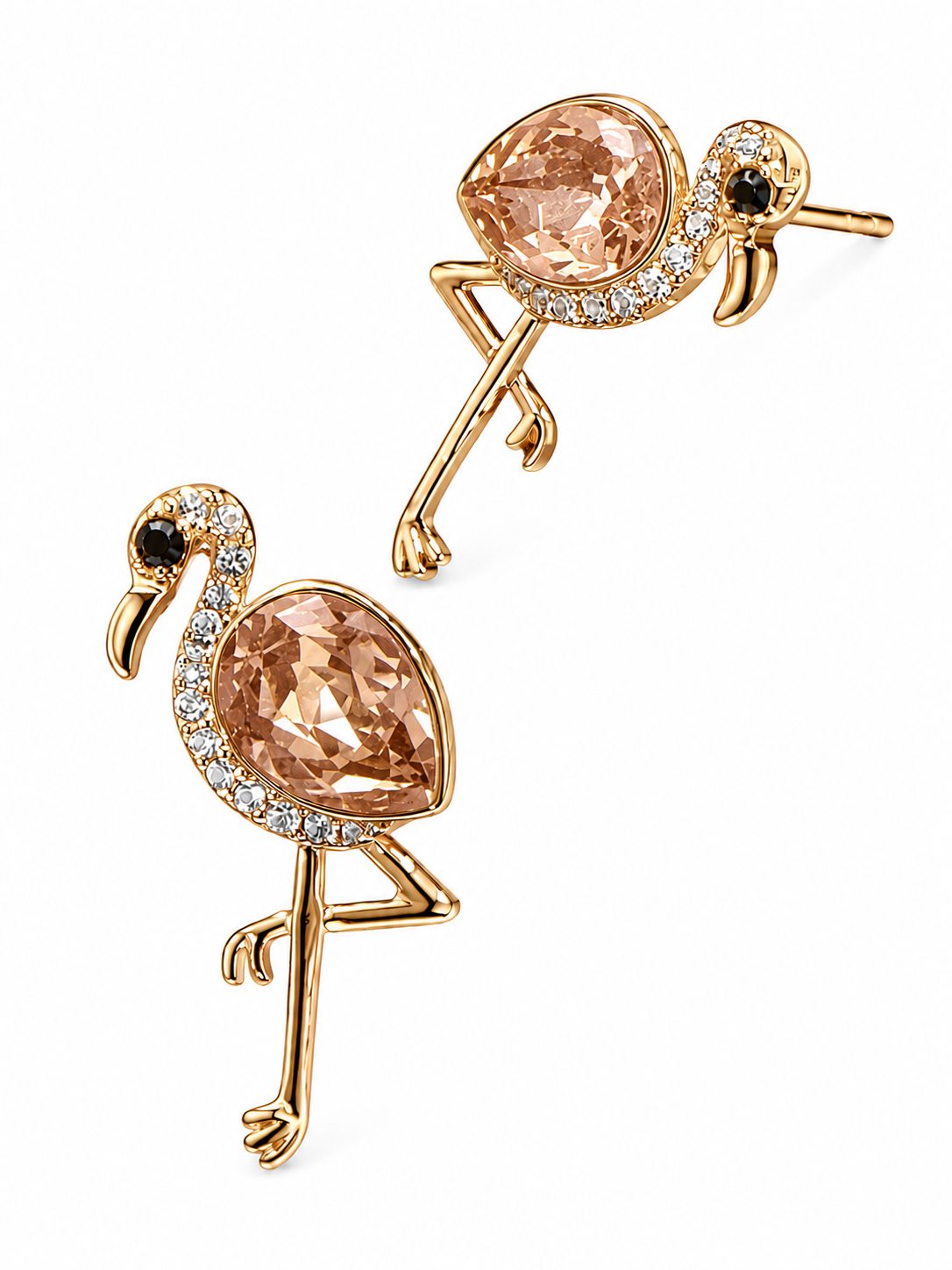 Sunset Flamingo Studs