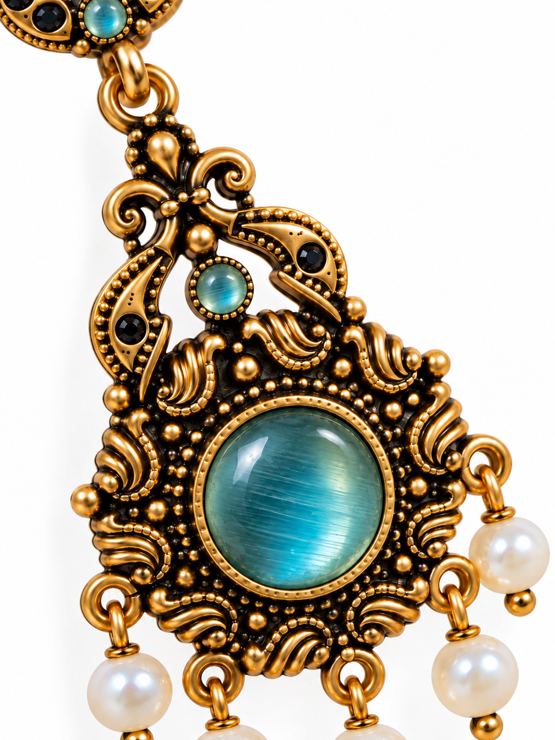Turquoise Meher Danglers