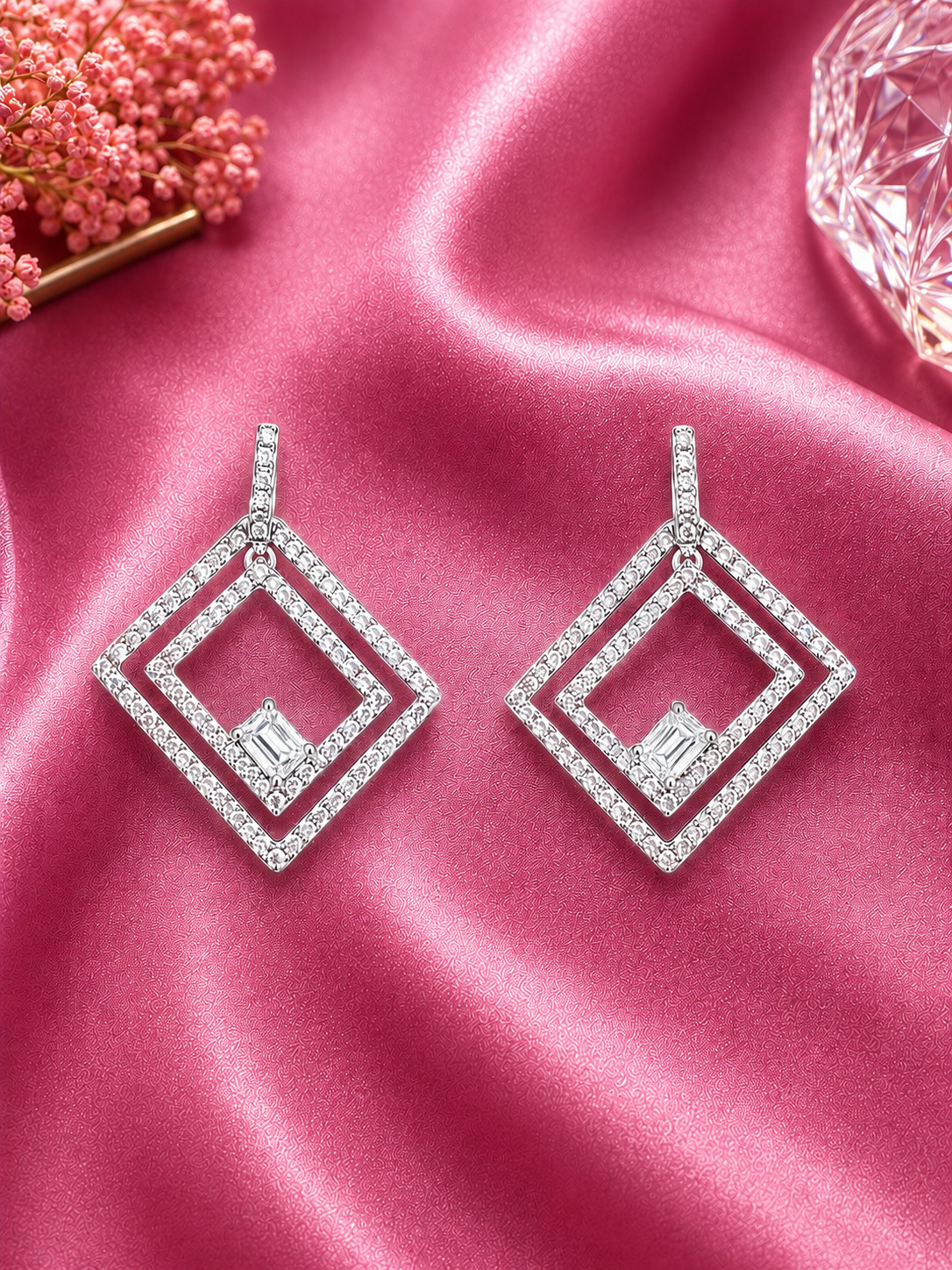 Varelle Earrings - Crystal
