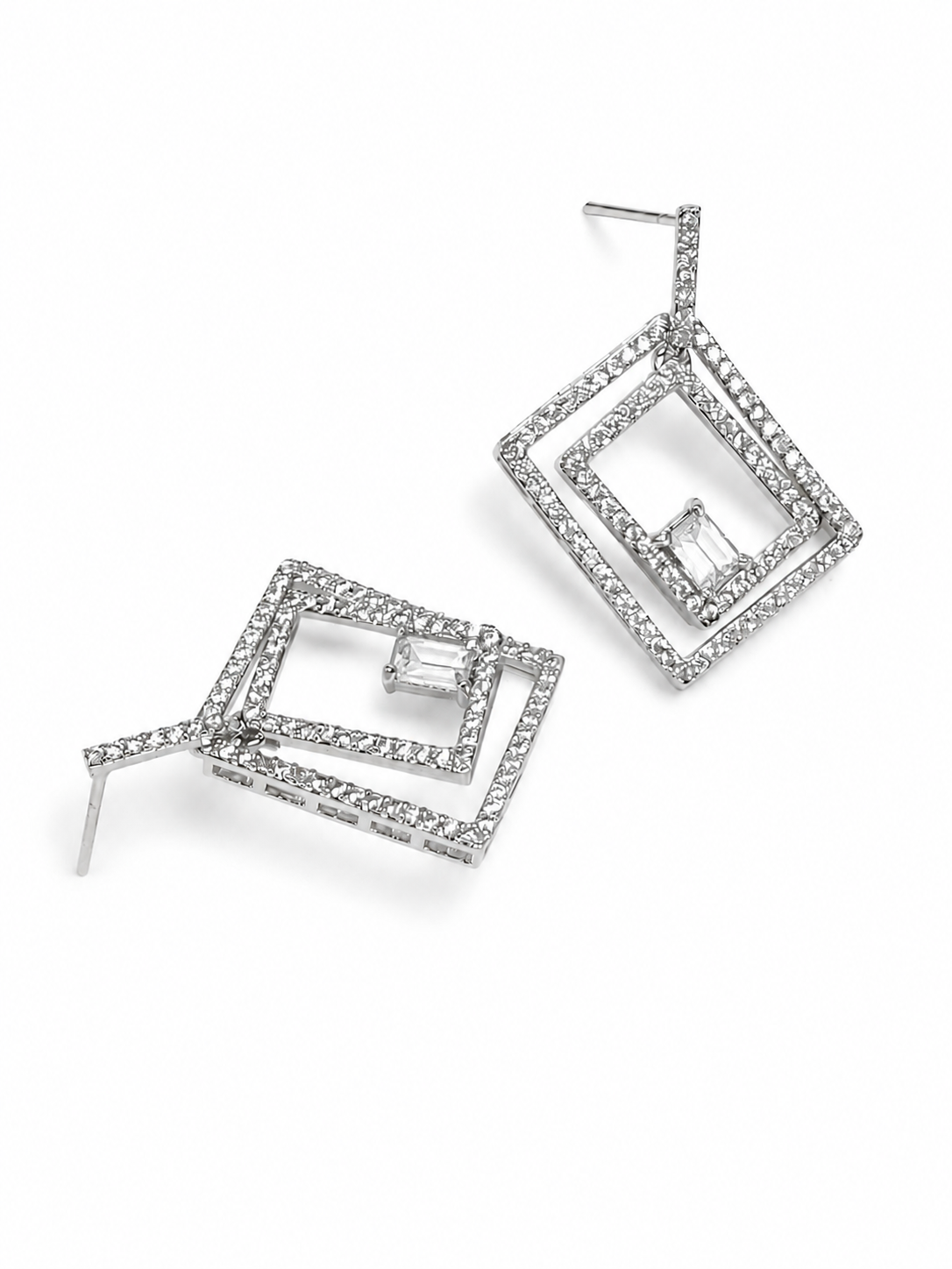 Varelle Earrings - Crystal