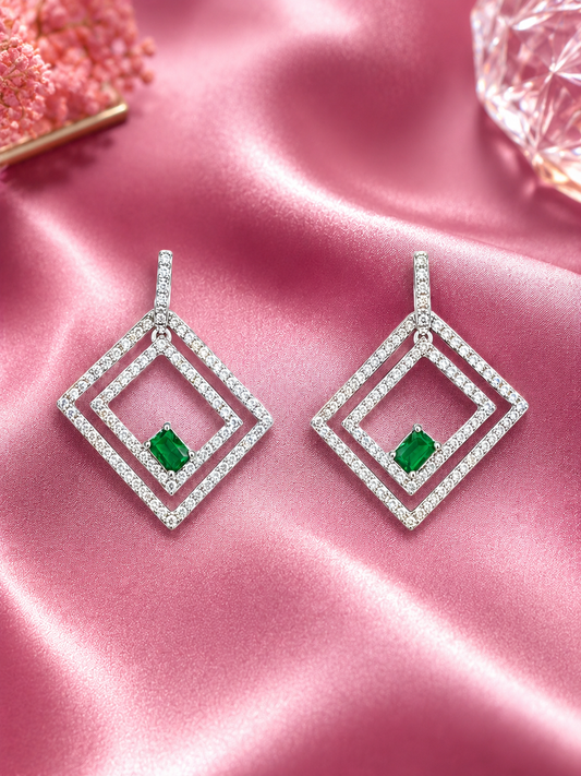 Varelle Earrings - Emerald
