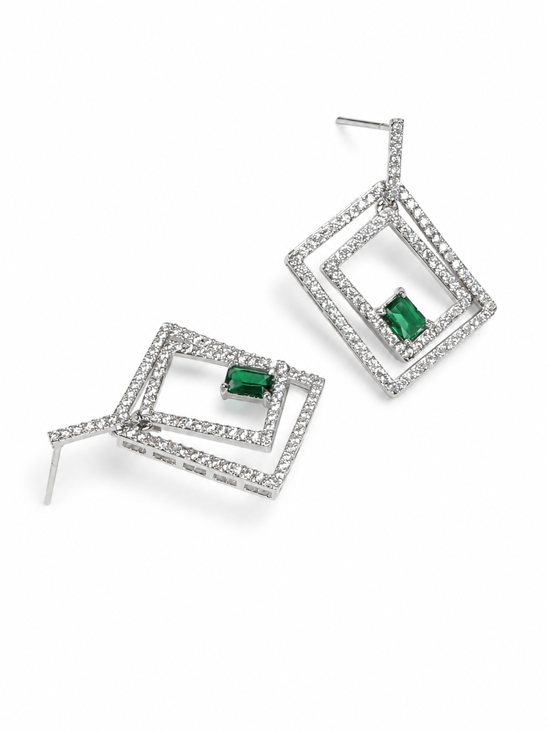 Varelle Earrings - Emerald