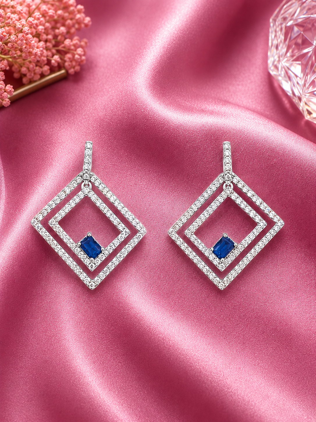 Varelle Earrings - Sapphire