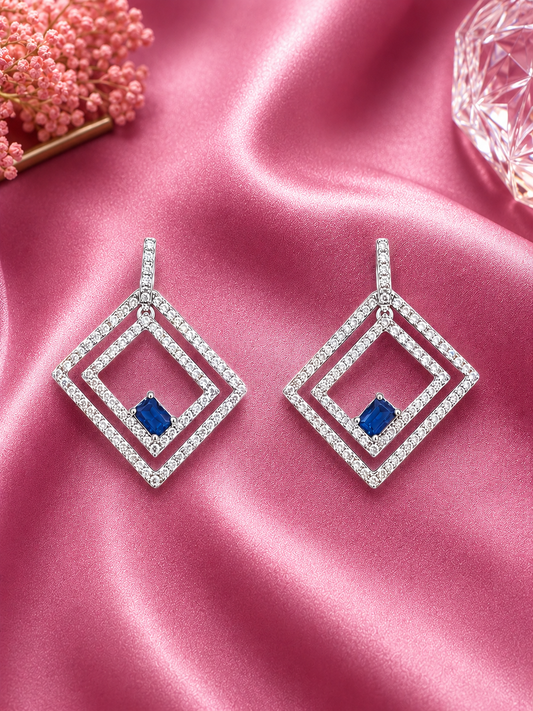 Varelle Earrings - Sapphire