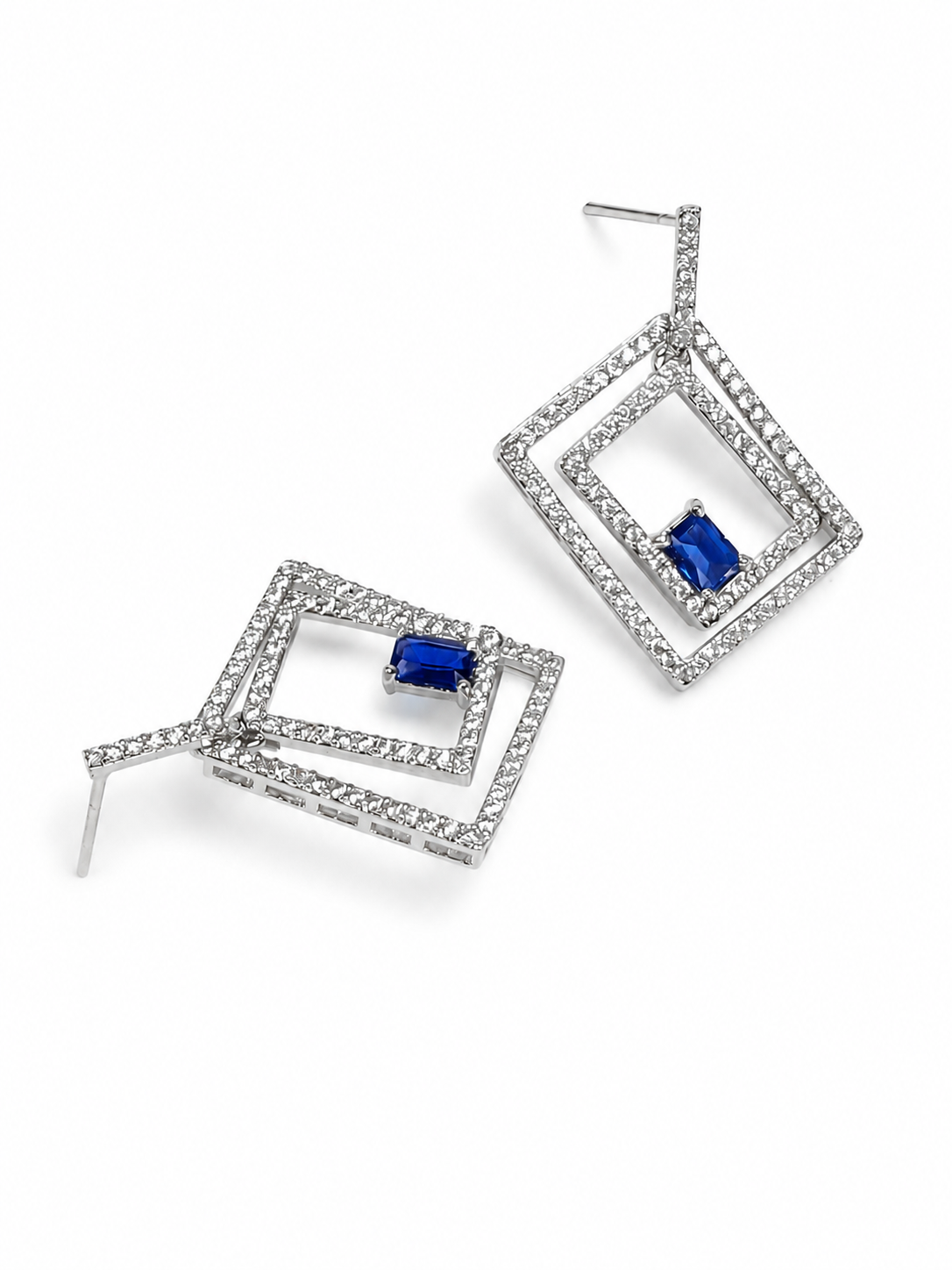 Varelle Earrings - Sapphire