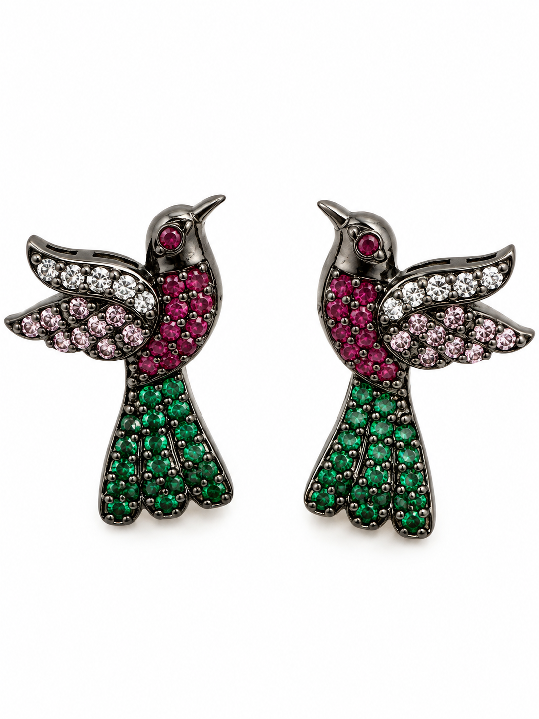 Vihagini - Bird Motif CZ Necklace Set