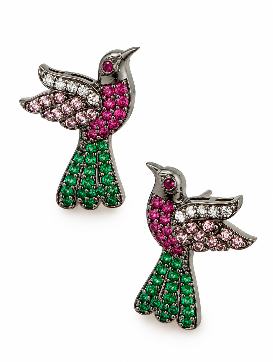 Vihagini - Bird Motif CZ Necklace Set
