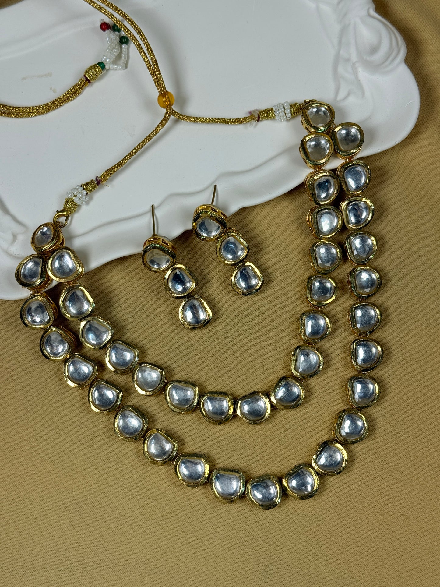 Modern Lass Kundan Necklace Set