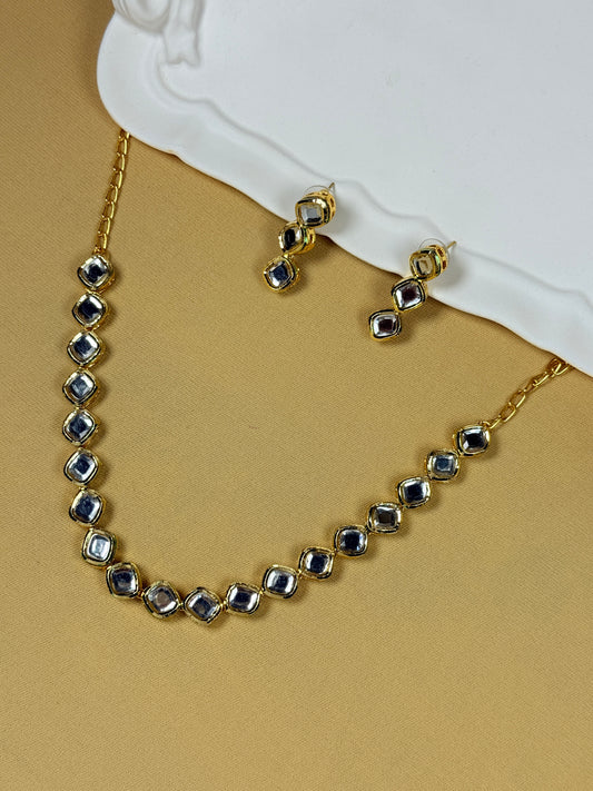 Young Star Kundan Necklace Set