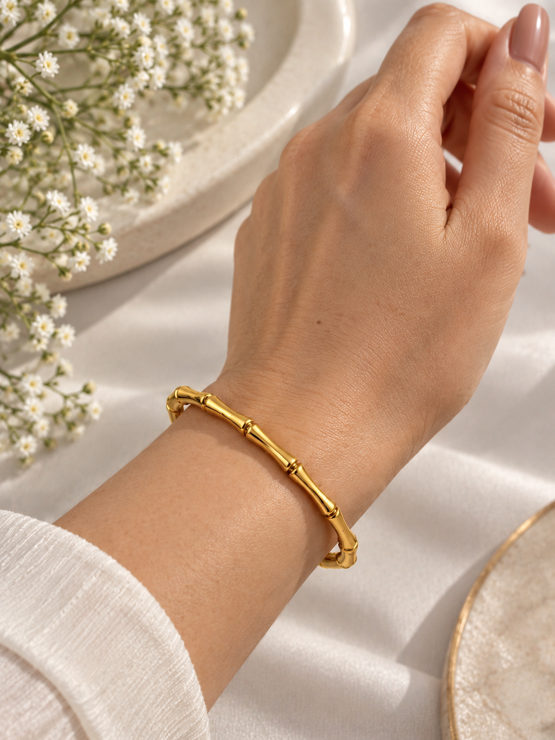 Zen Bamboo Bangle Bracelet