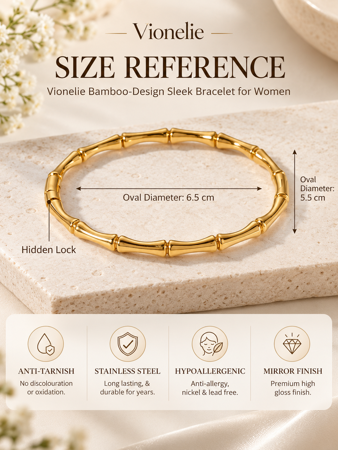 Zen Bamboo Bangle Bracelet